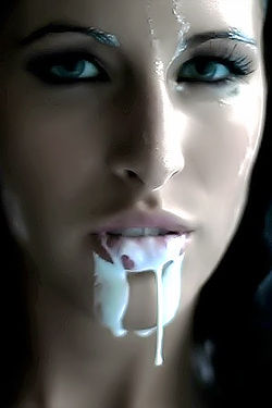 Kortney Kane Pours Cream Over Her Hot Body